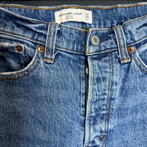 Abercrombie & Fitch The Dad High Rise size 24 - Picture 5 of 13